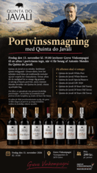 Portvinssmagning med Quinta do Javali