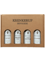 Krenkerup 4 x flaskeøl i gaveæske á 50 cl.
