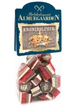 Krone bolcher med smag af chili-lakrids og skovbær