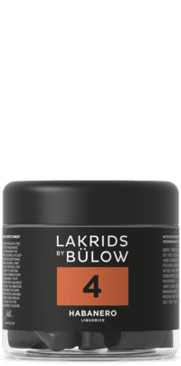 Lakrids By Bülow 4 habanero 150-gram