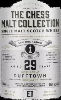The Chess Malt Collection - Dufftown E1 29 Y.