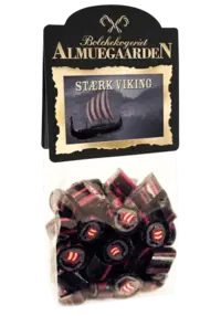 Stærke Vikinge bolcher med smag af pebret salmiak-lakrids