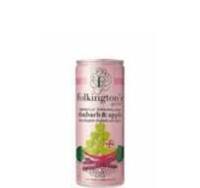 Folkington’s rhubarb & apple 250ml.
