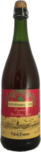 Cider Hindbær Alkoholfri Økologisk - Val de France 75 cl.