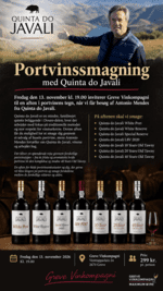 Portvinssmagning med Quinta do Javali